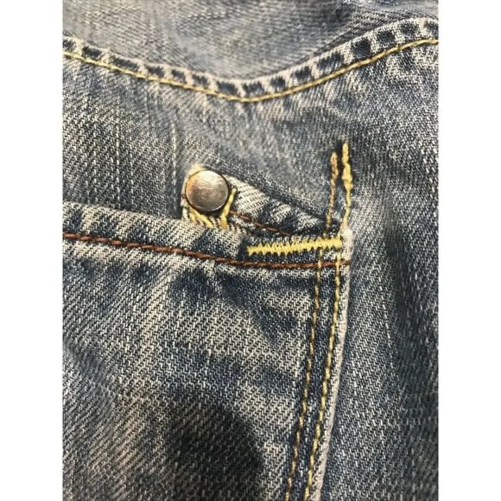 Vintage!! Levis 701 S Straight Fit‎ Light Wash Jeans 36x32
